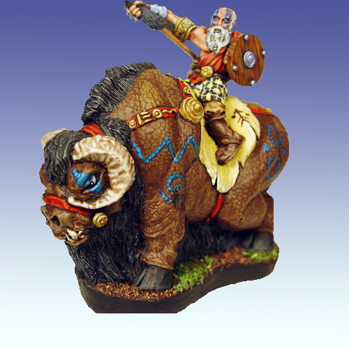 20040 - Pict War Bison with Rider - Click Image to Close